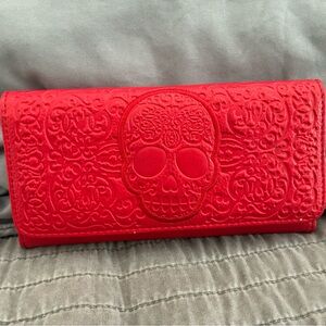 Loungefly Red Skull Wallet